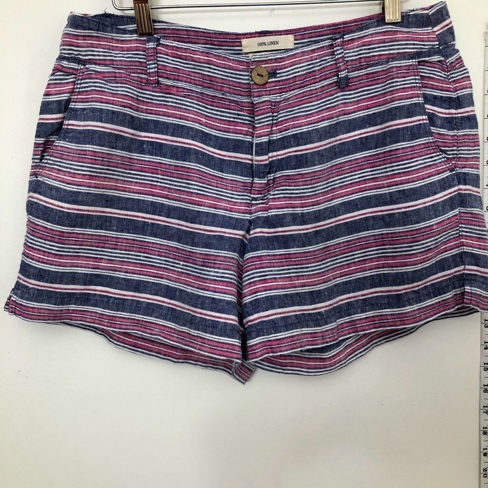 British Khaki Size 6 100% Linen Short!!